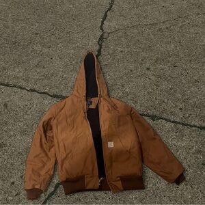 Carhartt Tan Hooded Jacket